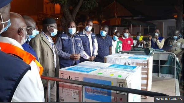 Ebola vaccines arrive in Guinea after dust storm delay