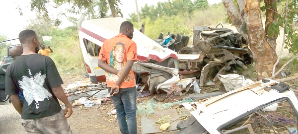 3 Perish in 2 road crashes- One at Fufulso Junction, 2 at Akuse Junction
