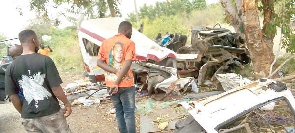 3 Perish in 2 road crashes- One at Fufulso Junction, 2 at Akuse Junction - Vimarsana News