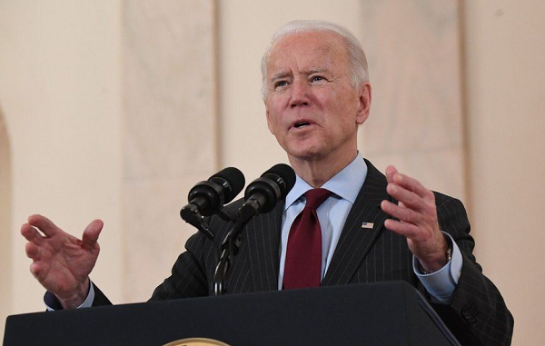The strike was the first military action undertaken by the Biden administration