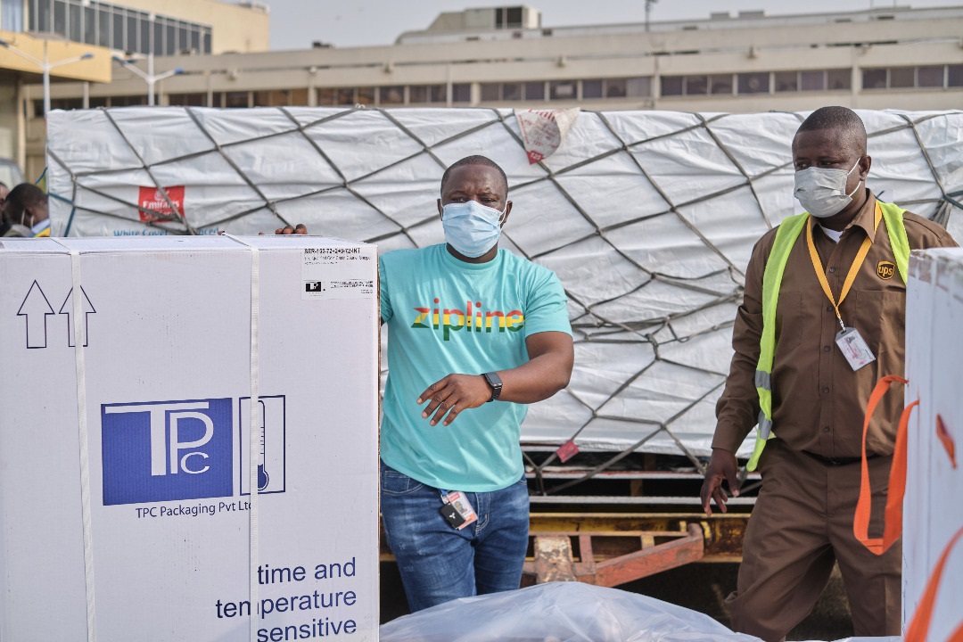Zipline, UPS partner with govt to deliver first COVID-19 vaccines to health facilities