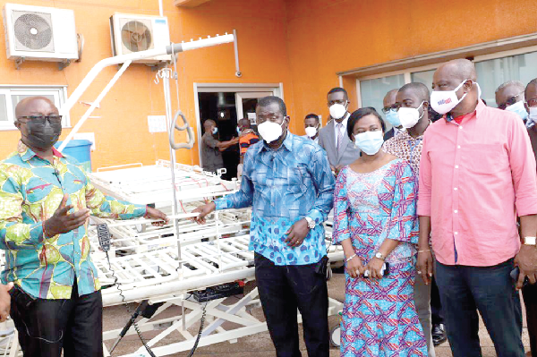 Rebecca Foundation supports three health institutions in Kumasi