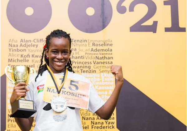 Naa Koshie Manyo-Plange wins National Spelling Bee