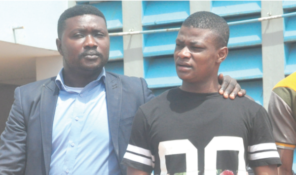 Daniel Asiedu (right)