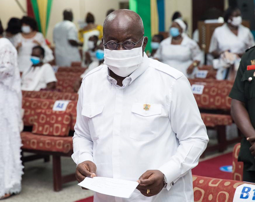 President Akufo-Addo prays for a Coronavirus-free, prosperous 2021 for Ghana