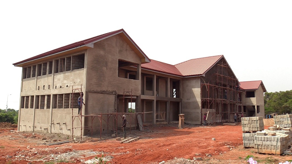 The project under construction  