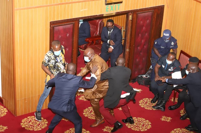 Carlos Ahenkorah apologises for snatching ballot papers in Speaker election