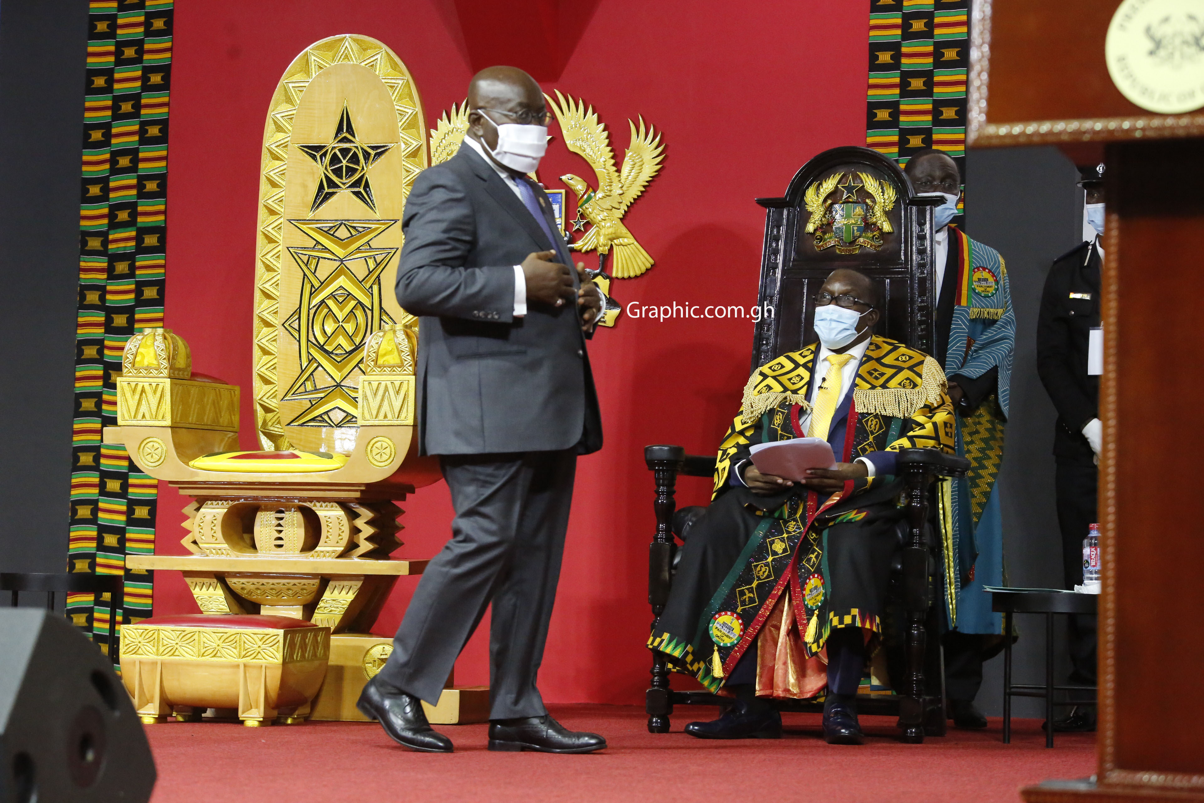 President Akufo-Addo congratulates Alban Bagbin as Speaker of Parliament