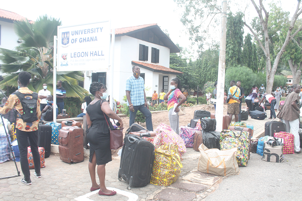 Freshers rush for accommodation as Legon begins registration process