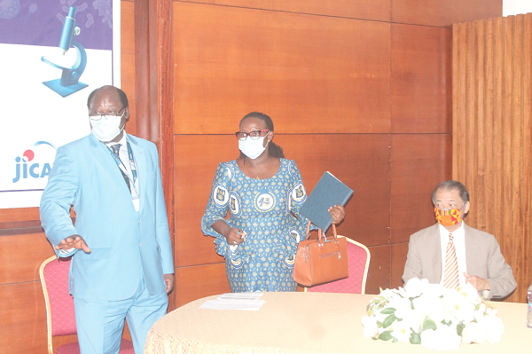 Noguchi builds capacity of laboratory technicians