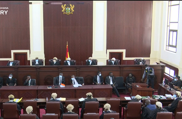 CJ Anin Yeboah, Apau, et al sit on Mahama's election petition [VIDEO]