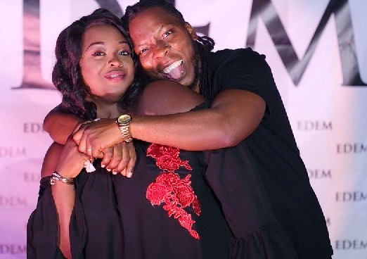 Edem and wife show off new baby