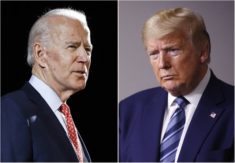 US President Joe Biden and his successor Donald Trump