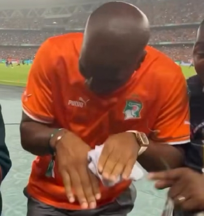 How Didier Drogba danced after Nigeria's defeat (VIDEO)