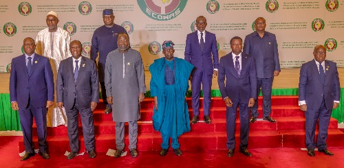 Group photo of the ECOWAS heads of state