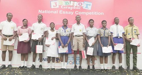 Winners of the 2023 Junior Graphic Essay Competition.