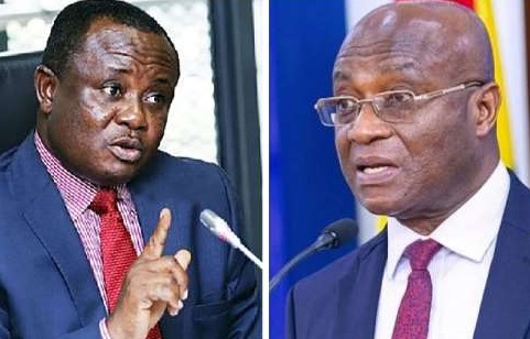 Jospeh Osei-Owusu (left) and Osei Kyei-Mensah-Bonsu