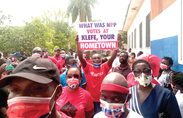 Protest rocks Volta Region over Dr Letsa's re-appointment