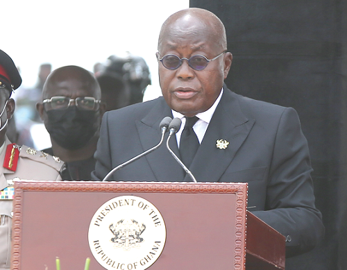 Akufo-Addo eulogises Rawlings at State funeral