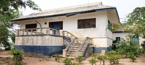 The bungalow that serves as the girls dormitory