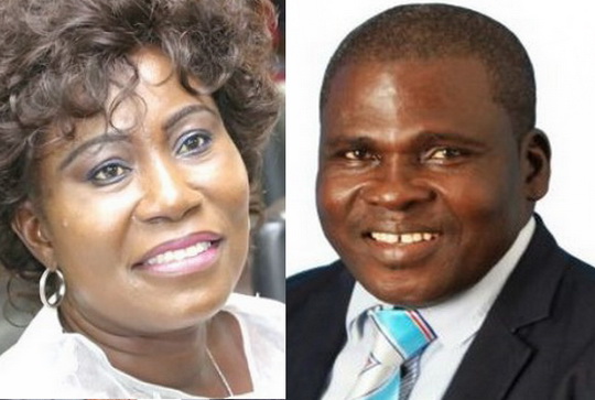 L-R: Ex-Minister for Fisheries, Elizabeth Afoley Quaye and Michael Arthur-Dadzie, Executive Director of the Fisheries Commission 