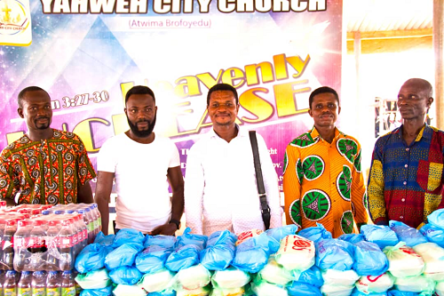 Yahweh City Church holds Christmas party for vulnerable children at Brofoyedru