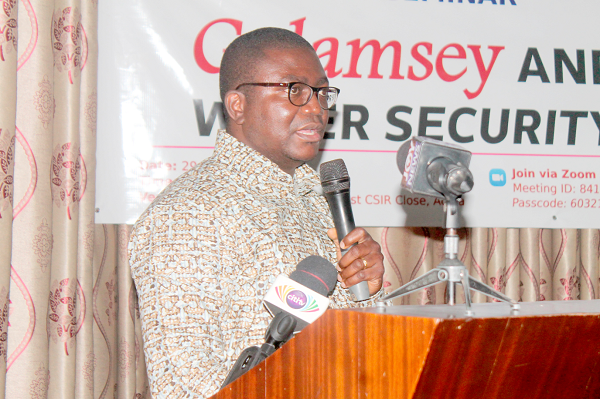 Dr Emmanuel Obuobie, Head, Surface Water Division, Council for Scientific and Industrial Research