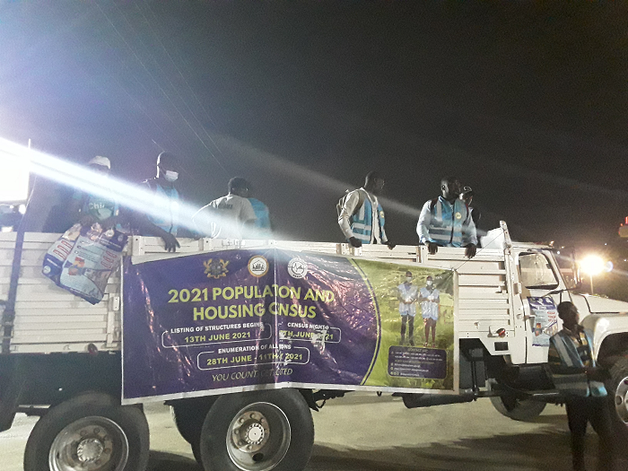 Some of the enumerators on the float