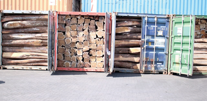 Some seized rosewood