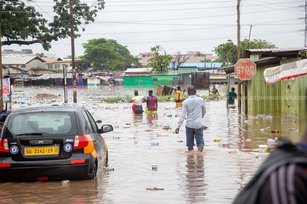 Flooding, climate change effects in Ghana. Climate policy is needed