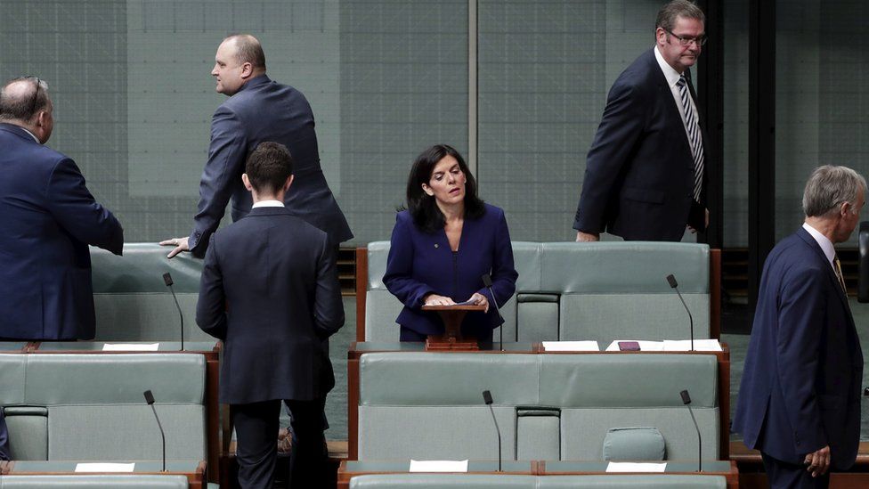 Julia Bank telling parliament in 2018 that she was quitting the Liberal party prompted government colleagues to leave