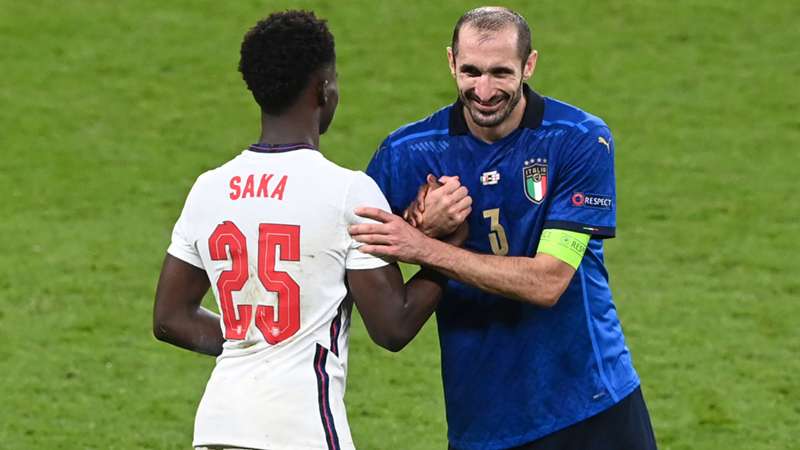 Chiellini claims he 'cursed' Saka before penalty miss in Euro 2020 final