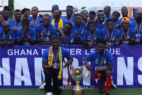 Phobia: Hearts crowned Ghana Premier League champions