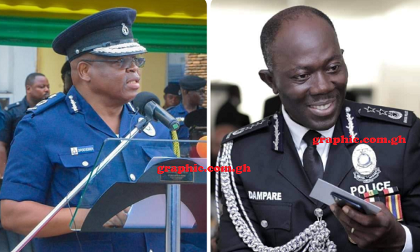 IGP Oppong-Boanuh takes leave Aug 1 as COP Dampare becomes Acting IGP