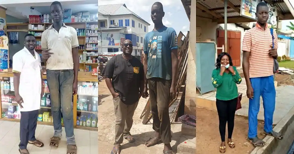 'Tallest' man in Ho appeals for footwear
