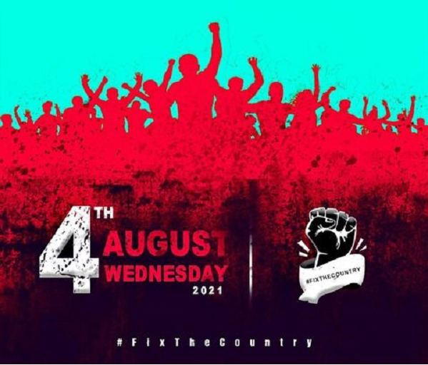Police give green light to #Fixthecountry demo on Aug 4