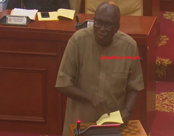 The Minister of Interior, Mr Ambrose Dery 