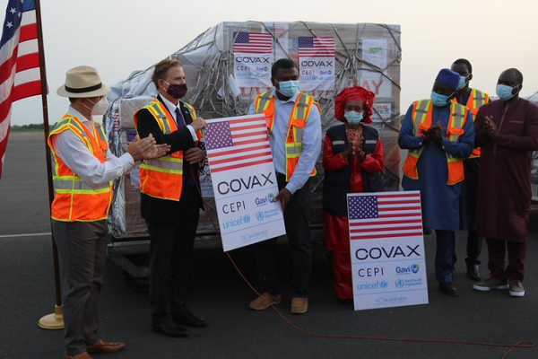 US begins shipment of 25million COVID-19 doses to Africa