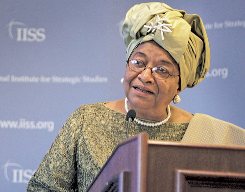 Ms Ellen Johnson Sirleaf, Former President of Liberia and Chair, Transformation Leadership Panel 
