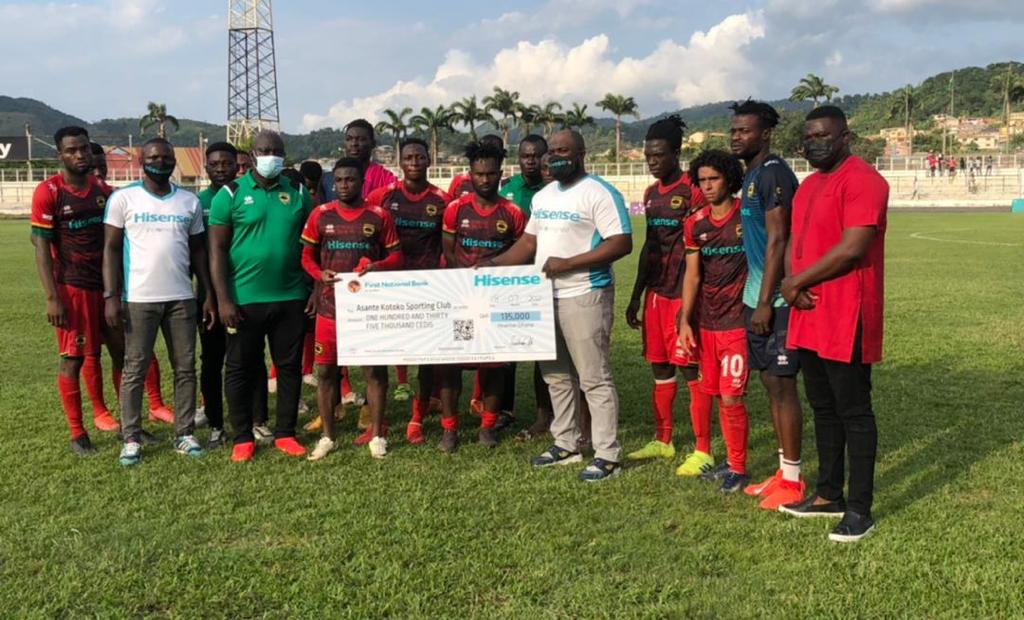 Hisense pay Kotoko, others GH¢160,000