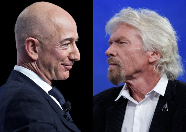Jeff Bezos and Sir Richard Branson not yet astronauts, US says