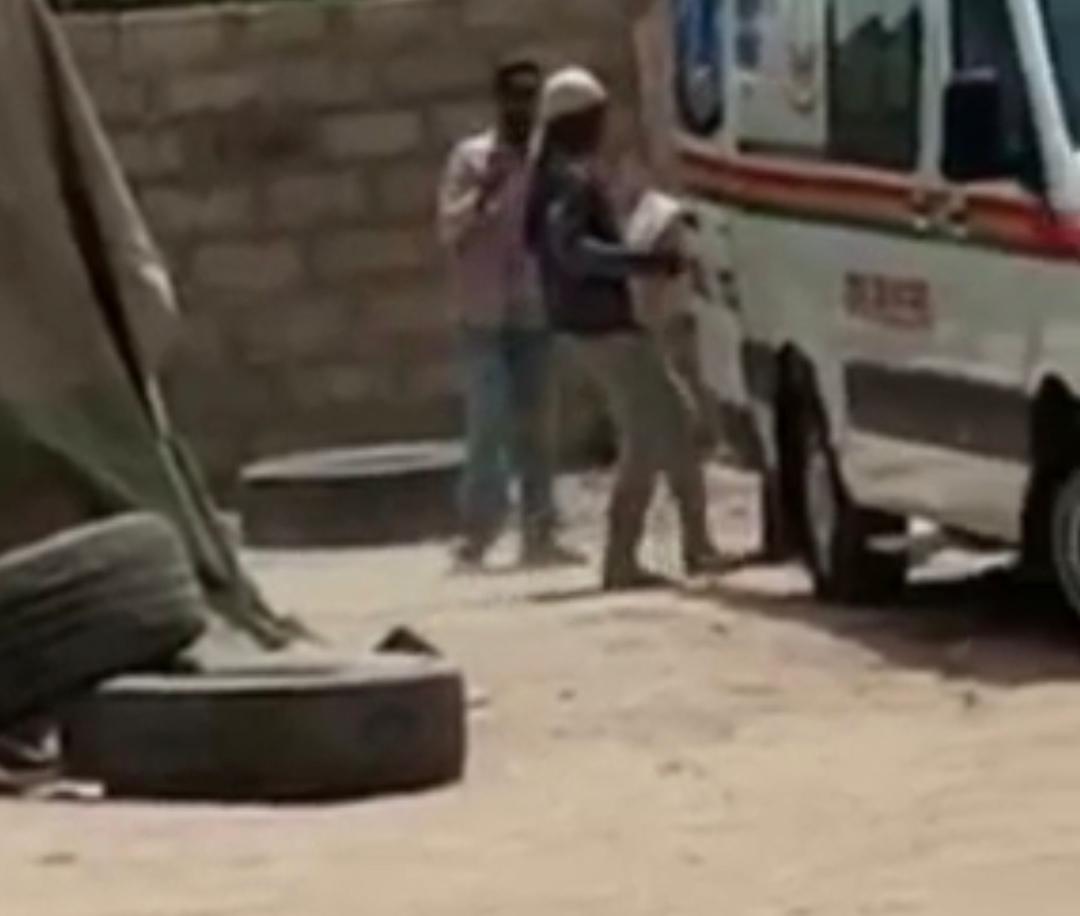 Ambulance loading cement bags is from Sege - Eyewitness [VIDEO]