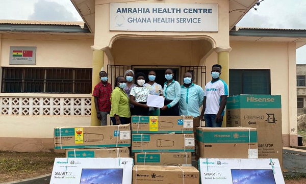 Hisense donates to Amrahia Health Centre