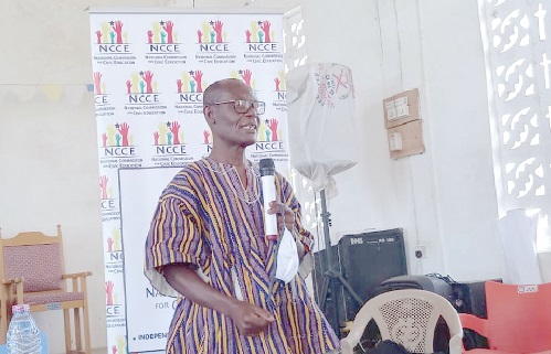 Mr Samuel Asare Akuamoah, Deputy Chairperson, NCCE