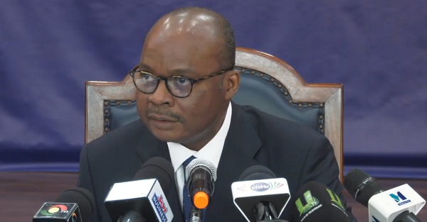 Governor of the Bank of Ghana, Dr Ernest Addison