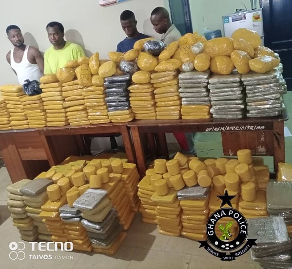 Ashaiman: Police arrest four for allegedly trafficking narcotics