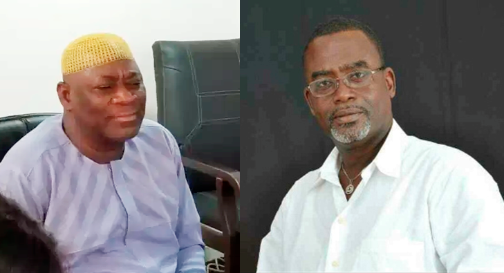 Alhaji Sulemana Alhassan — MD (left) and Mr Kiston Akomeng Kissi — Board Chairman, PMMC