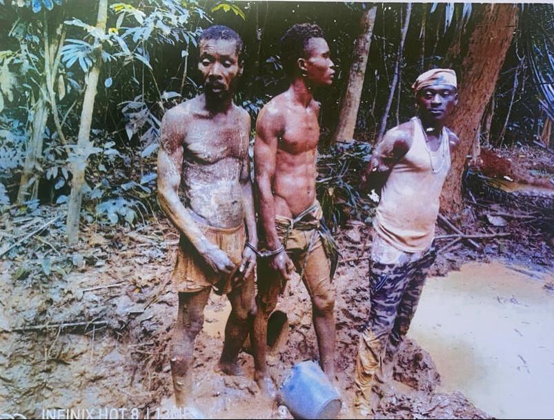 3 Illegal miners jailed 45 years, fined GH¢720,000