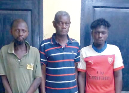  Left to right : Anane Kofi Konye, Kwaku Agyapong and Isaac Adota