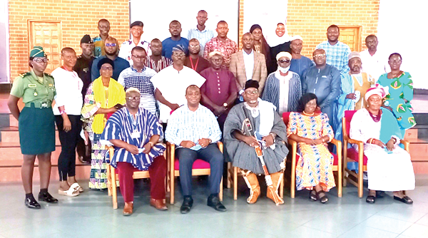 Participants after the forum